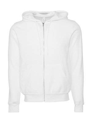 Unisex Poly-Cotton Full Zip Hoodie