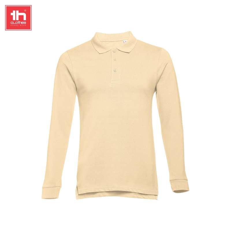 Heren poloshirt met lange mouwen bern