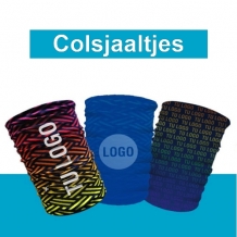 Colsjaal, bandana bedrukt