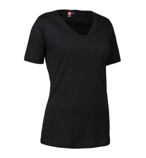 Ladies' interlock T-shirt | v-neck 0506