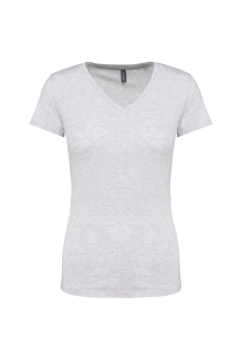 Short-sleeved V-neck T-shirt K381