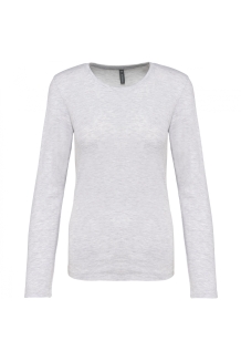 Long-sleeved crew neck T-shirt K383