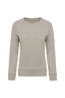 Organic cotton crew neck raglan sleeve sweatshirt K481