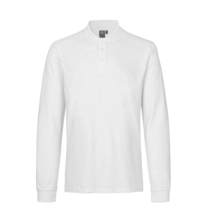 Long-sleeved polo shirt | stretch