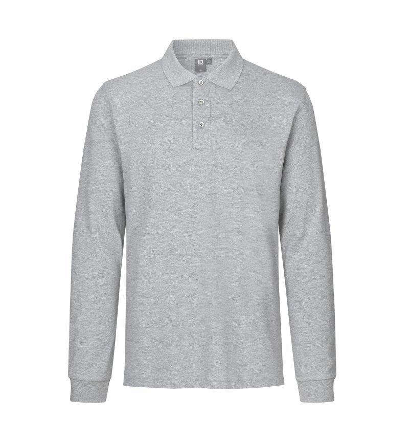 Long-sleeved polo shirt | stretch