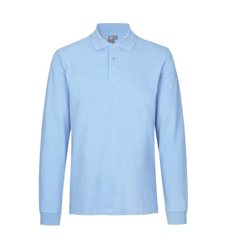 Long-sleeved polo shirt | stretch