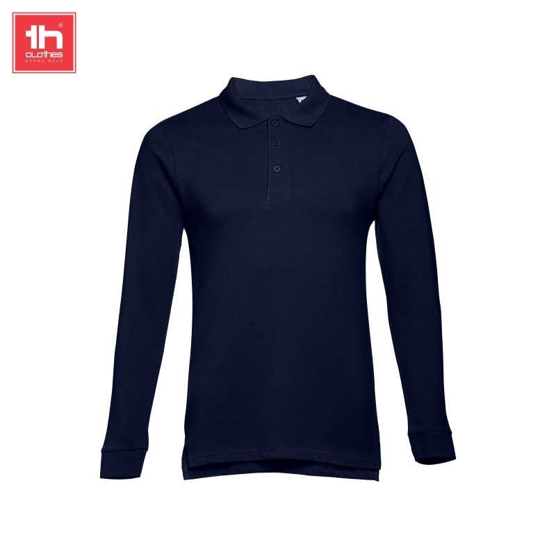 Heren poloshirt met lange mouwen bern