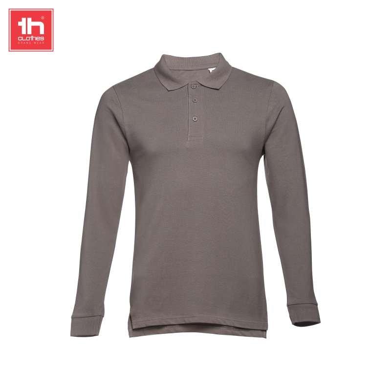 Heren poloshirt met lange mouwen bern