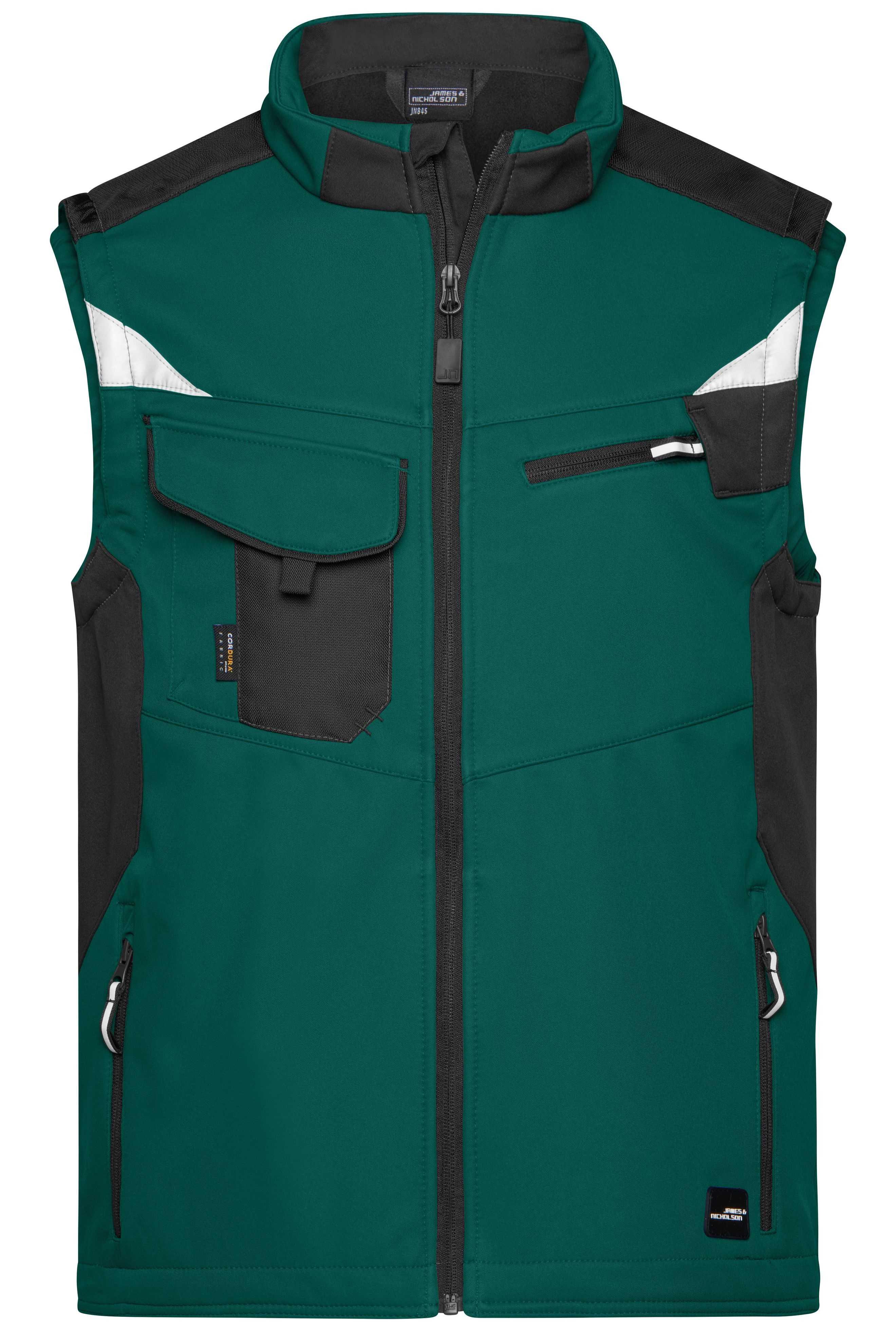 Workwear Softshell Vest zwart/zwart XS