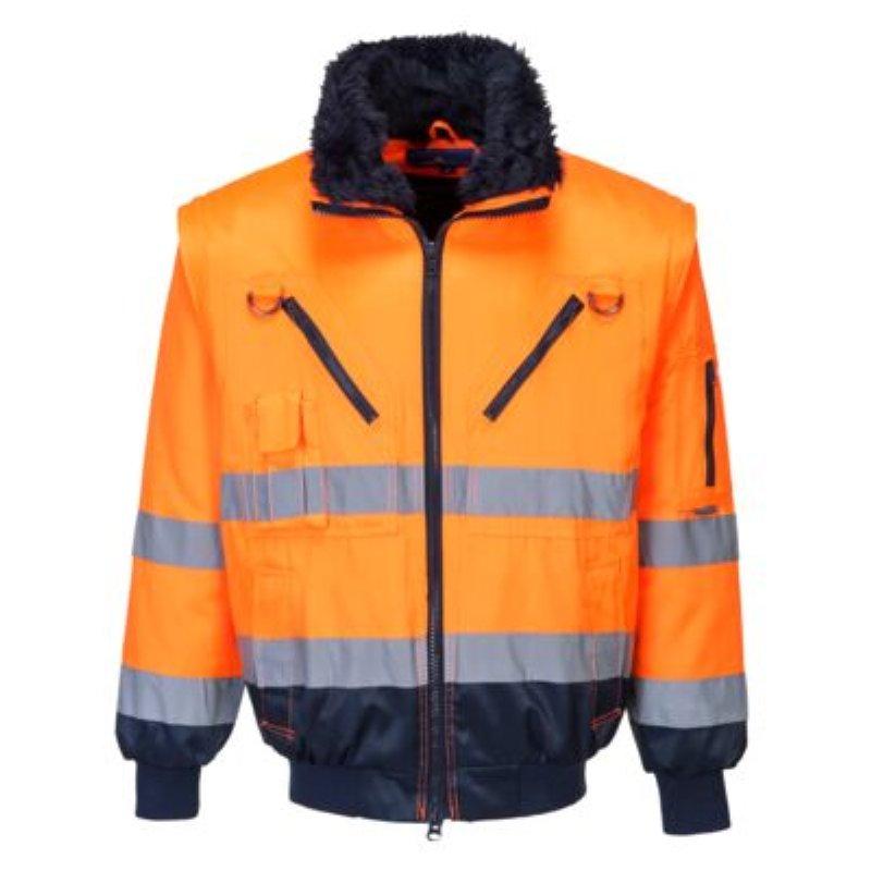 Hi-Vis 3-in-1 Contrast Pilot Jacket