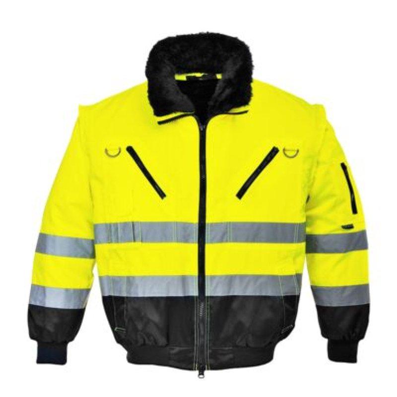 Hi-Vis 3-in-1 Contrast Pilot Jacket